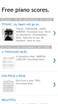 Mobile Screenshot of freepianoscoresmjk.blogspot.com