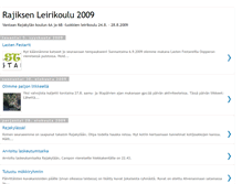 Tablet Screenshot of leirikoulu2009.blogspot.com