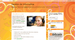 Desktop Screenshot of gestiondeinformatica.blogspot.com