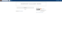 Desktop Screenshot of derwentgallerynews.blogspot.com