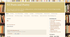 Desktop Screenshot of njpoetspoetry.blogspot.com