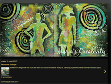 Tablet Screenshot of marjascreativity.blogspot.com