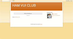 Desktop Screenshot of hamvuiclub.blogspot.com