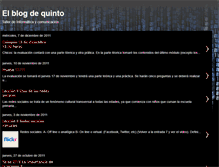 Tablet Screenshot of elblogdequinto-lamarca.blogspot.com