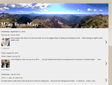 Tablet Screenshot of morefrommary.blogspot.com
