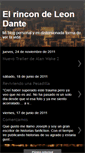 Mobile Screenshot of elrincondeleondante.blogspot.com