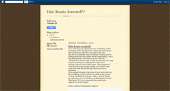 Desktop Screenshot of dalebozzioarrested.blogspot.com