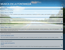 Tablet Screenshot of musicaenlafontanilla.blogspot.com