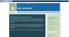 Desktop Screenshot of eatnotmeat.blogspot.com