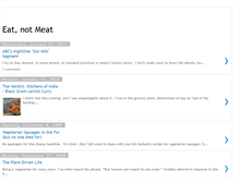 Tablet Screenshot of eatnotmeat.blogspot.com