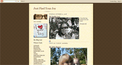 Desktop Screenshot of justfindyourjoy.blogspot.com