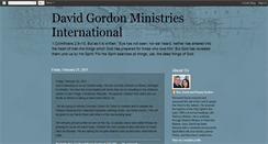 Desktop Screenshot of davidgordonministries.blogspot.com