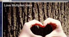 Desktop Screenshot of lovemultiplieshere.blogspot.com