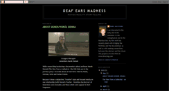 Desktop Screenshot of deafearsmadness.blogspot.com