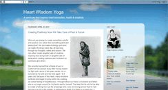 Desktop Screenshot of heartwisdomyoga.blogspot.com