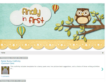 Tablet Screenshot of finallyinfirst.blogspot.com