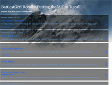 Tablet Screenshot of battiestgrrlrecalls.blogspot.com