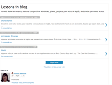 Tablet Screenshot of lessonsblog.blogspot.com