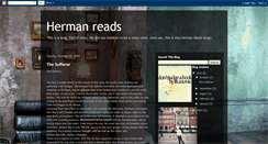 Desktop Screenshot of hermanreads.blogspot.com