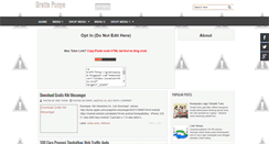 Desktop Screenshot of gratispunya.blogspot.com