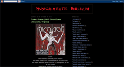 Desktop Screenshot of musicalmentehablandoblog.blogspot.com