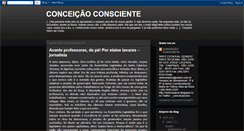 Desktop Screenshot of conceicaoconsciente.blogspot.com