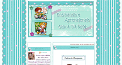 Desktop Screenshot of ensinandoeaprendendocomatiarose1.blogspot.com