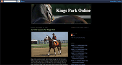 Desktop Screenshot of kingsparkonline.blogspot.com