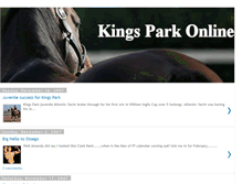 Tablet Screenshot of kingsparkonline.blogspot.com