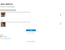 Tablet Screenshot of alexadorno.blogspot.com
