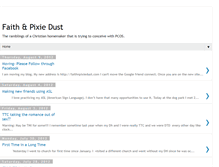Tablet Screenshot of faithnpixiedust.blogspot.com