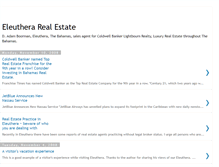 Tablet Screenshot of eleutherarealestate.blogspot.com