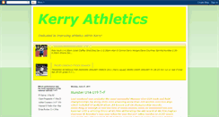 Desktop Screenshot of kerryathletics.blogspot.com