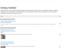 Tablet Screenshot of footballfantasy99.blogspot.com