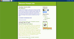 Desktop Screenshot of discoverpi.blogspot.com