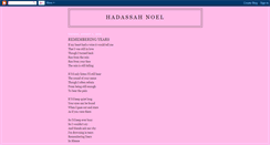 Desktop Screenshot of hadassah-noel.blogspot.com