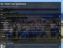 Tablet Screenshot of noididntusespellcheck.blogspot.com