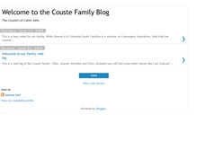 Tablet Screenshot of coustefamily.blogspot.com