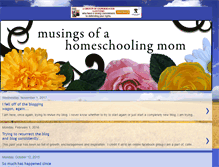 Tablet Screenshot of musingsofahomeschoolingmom.blogspot.com