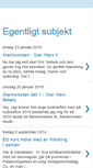 Mobile Screenshot of egentligtsubjekt.blogspot.com