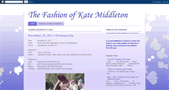 Desktop Screenshot of fashionofkatemiddleton.blogspot.com