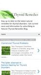Mobile Screenshot of naturalthyroidremedies.blogspot.com