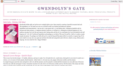 Desktop Screenshot of gwendolynsgateblog.blogspot.com