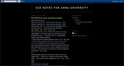 Desktop Screenshot of ecenotes.blogspot.com