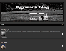Tablet Screenshot of egyszeublog.blogspot.com