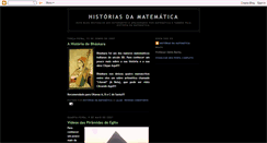 Desktop Screenshot of historiasdamatematica.blogspot.com