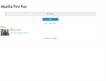 Tablet Screenshot of mozillafirefoxs.blogspot.com