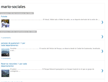 Tablet Screenshot of mario-sociales.blogspot.com