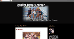 Desktop Screenshot of jenniferlaynescorner.blogspot.com