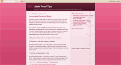 Desktop Screenshot of lizzie-food-tips.blogspot.com